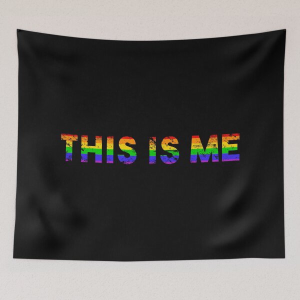 Item preview, This Is Me Distressed Rainbow designed and sold by thirdeyeblue.