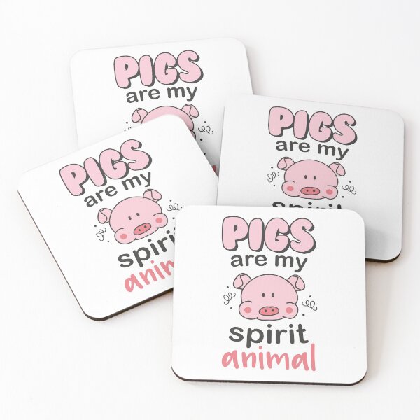 Item preview, Pigs Are My Spirit Animal Cute Hog Lover Inspirational Quotes designed and sold by Scratches Tees.
