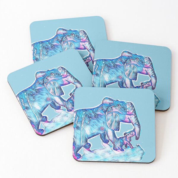 Item preview, cute mummy and baby elephant  designed and sold by Stephanie Akerman.