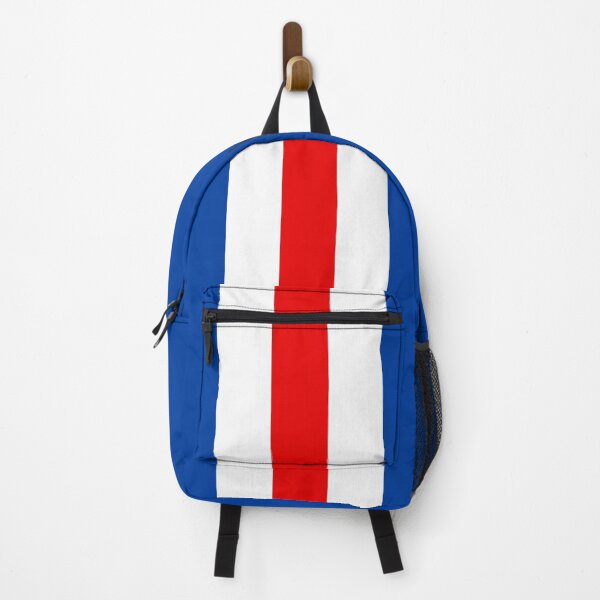Item preview, Retro Rangers Vertical Bar Stripes Blue, White, Red designed and sold by Sporting Colour.