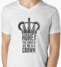 In A Crown Men's V-Neck T-Shirt