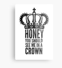 In A Crown Metal Print