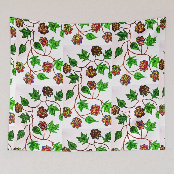 Item preview, Colorful flower drawing,painting,picture designed and sold by Sensihoriverse.