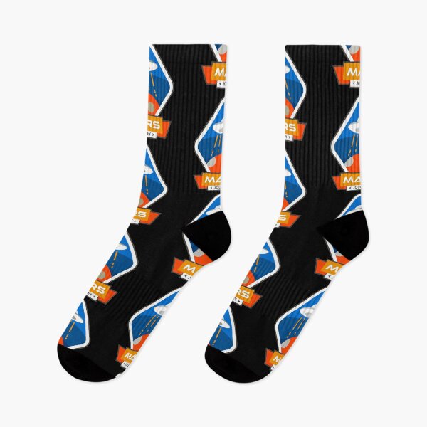 Item preview, Mars UFO Sticker - Orange and Blue designed and sold by NoMatterLab.