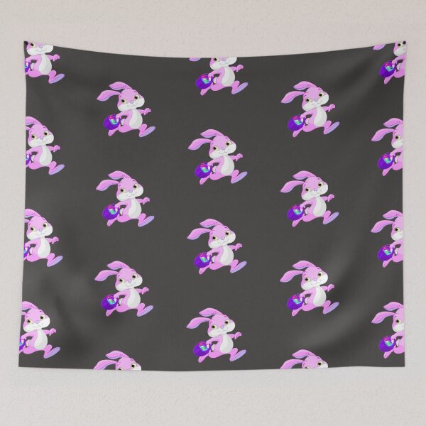 Item preview, Cute Pink Easter Bunny  designed and sold by MinimalSketches.