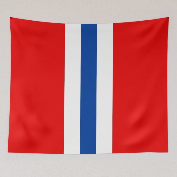 Item preview, Retro Rangers Vertical Bar Stripes Red, White, Blue designed and sold by Sporting Colour.