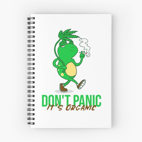 Item preview, Don't Panic Its Organic - A Frog Smokes Weed designed and sold by Desandu.