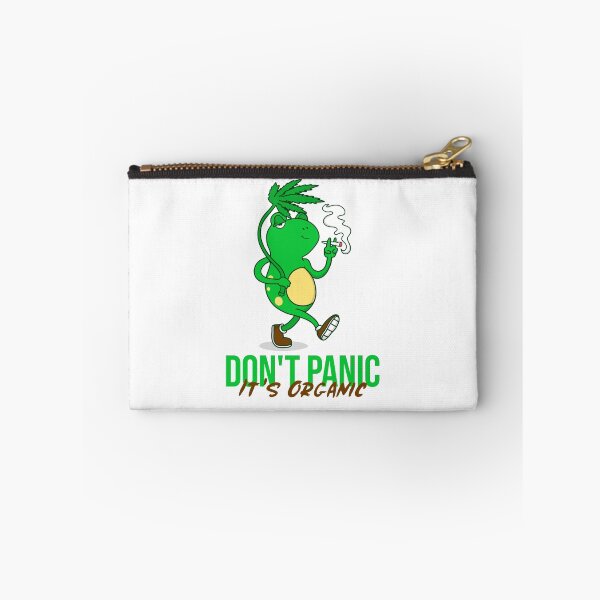 Item preview, Don't Panic Its Organic - A Frog Smokes Weed designed and sold by Desandu.