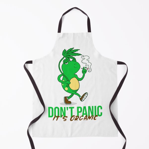 Item preview, Don't Panic Its Organic - A Frog Smokes Weed designed and sold by Desandu.