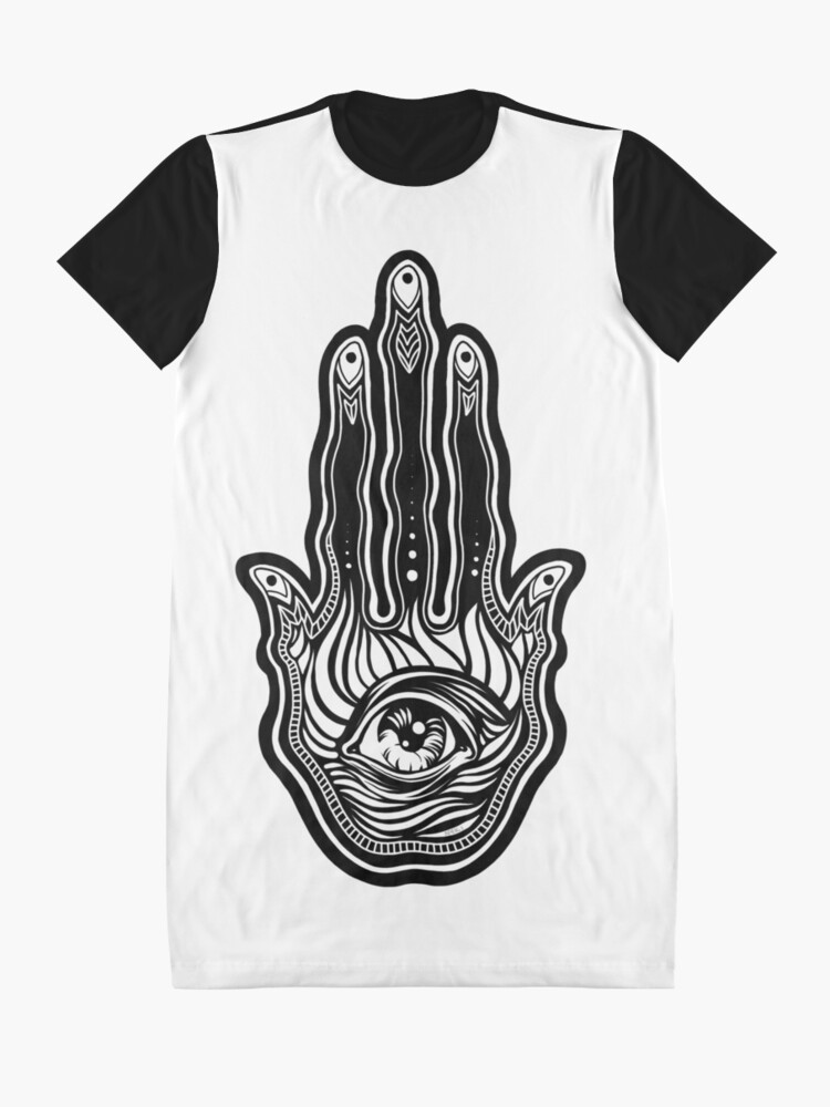 Alternate view of Hand of Fatima Graphic T-Shirt Dress