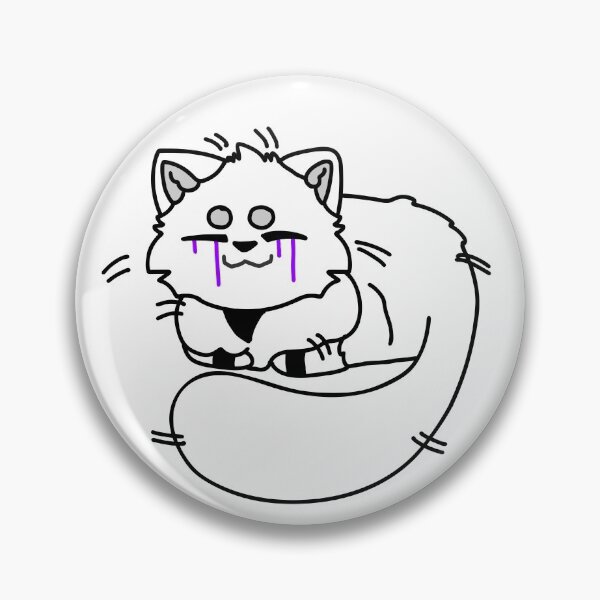 Item preview, Ghost doing a loaf designed and sold by EchoTheNekoNeko.