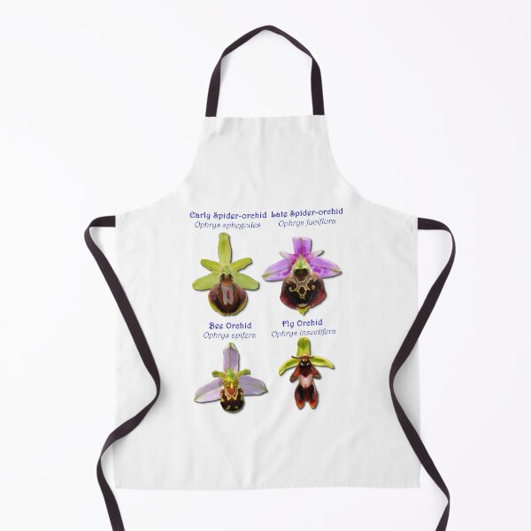 Item preview, The Four British Ophrys Orchid Flowers designed and sold by AmanitaArts.