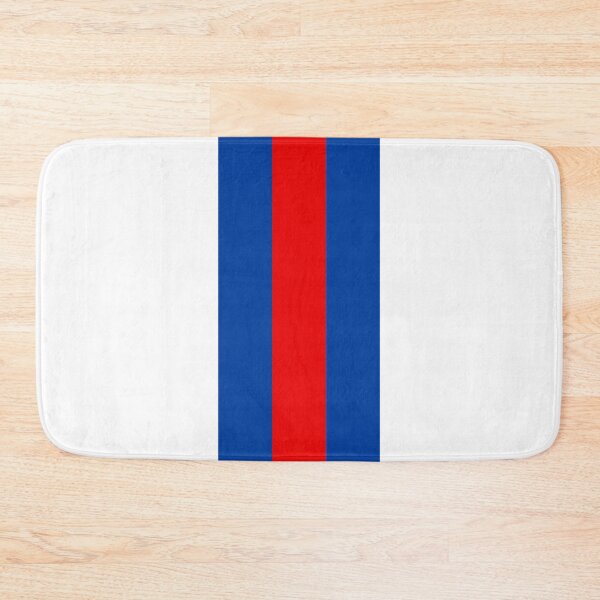 Item preview, Retro Rangers Vertical Bar Stripes White, Blue, Red designed and sold by Sporting Colour.