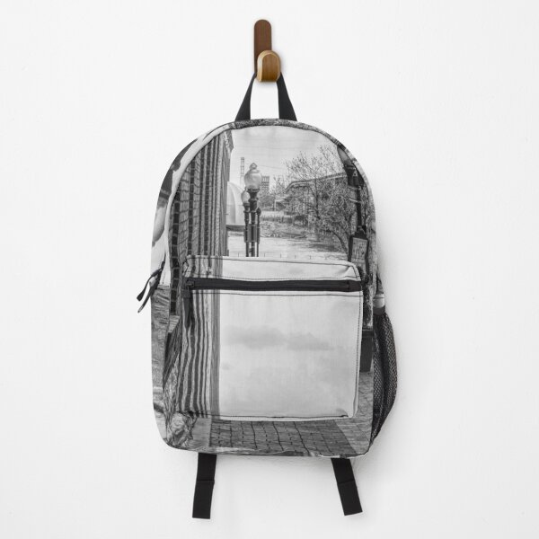 Item preview, Eads Bridge Along Lucas Ave Grayscale designed and sold by mljdwhite.