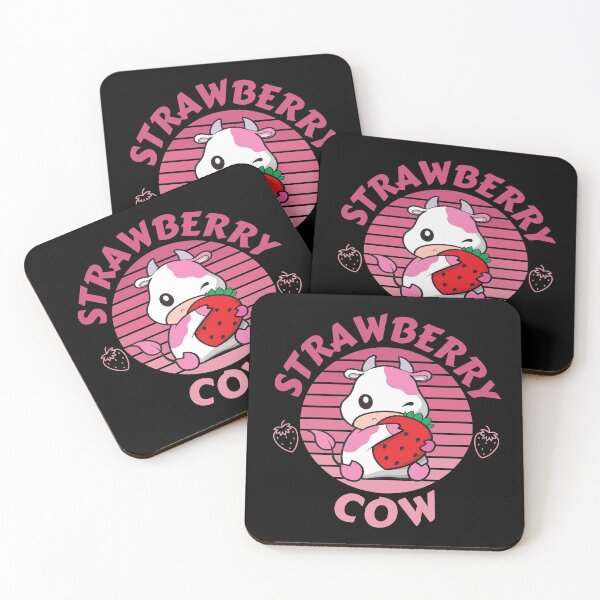 Item preview, Retro Vintage Sunset Strawberry Cow designed and sold by Peishan02.