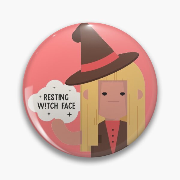 Item preview, Resting Witch Face - Mystics of Salem Collection designed and sold by SugahighStudios.