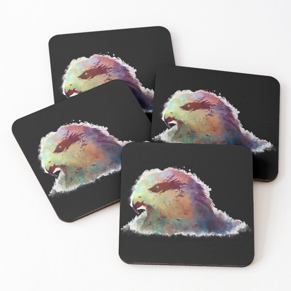 Item preview, Colorful watercolor eagle - dark designed and sold by Viktella.