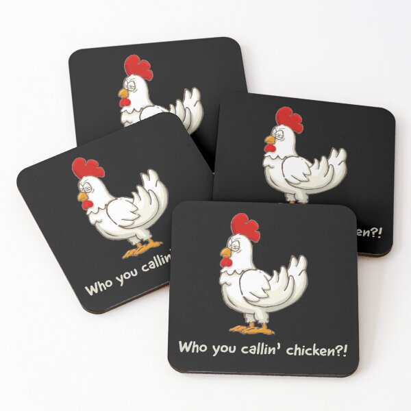 Item preview, Angry chicken - Who you callin chicken? designed and sold by TwistedEarth.