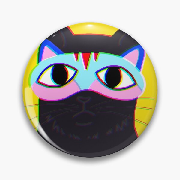 Item preview, Cat with cat mask meow designed and sold by Mininuwux.