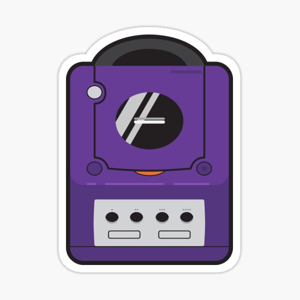 Purple Gamecube Sticker