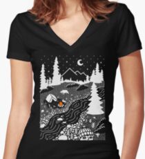 Unwelcome Guest Women's Fitted V-Neck T-Shirt