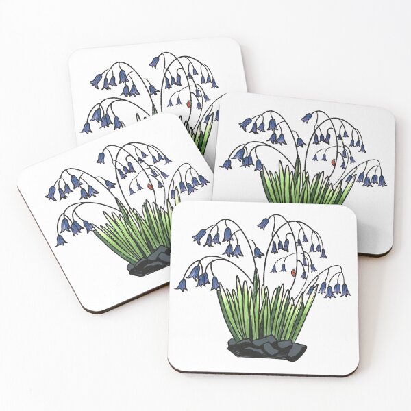 Item preview, Ladybird in Bluebells in colour designed and sold by DesignsByJaycee.