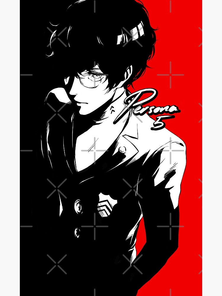 JOKER PERSONA 5' Poster, picture, metal print, paint by black kizz