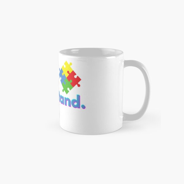 Vista previa del artículo con la obra «Aceptar Entender el amor - Diseño de concienciación sobre el autismo», diseñado y vendido por RandomDel.