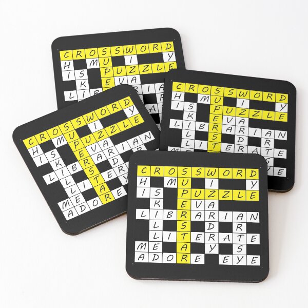 Item preview, Crossword Puzzle Superstar - Yellow Highlight Brain Games designed and sold by artfulnotebook.