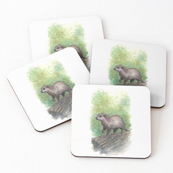 Item preview, Otter - Watercolour designed and sold by Brett Miley.