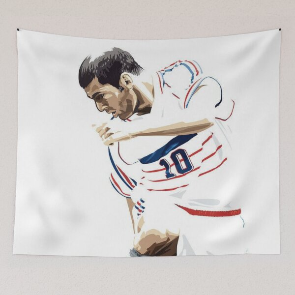 Item preview, Wallpaper Zidane Illustration designed and sold by zarthseo35.