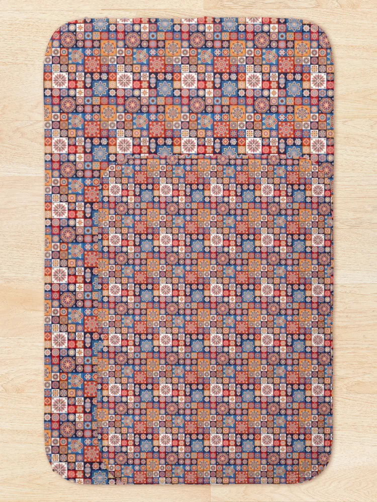 Thumbnail 5 of 6, Bath Mat, patchwork designed and sold by CHRONIN.