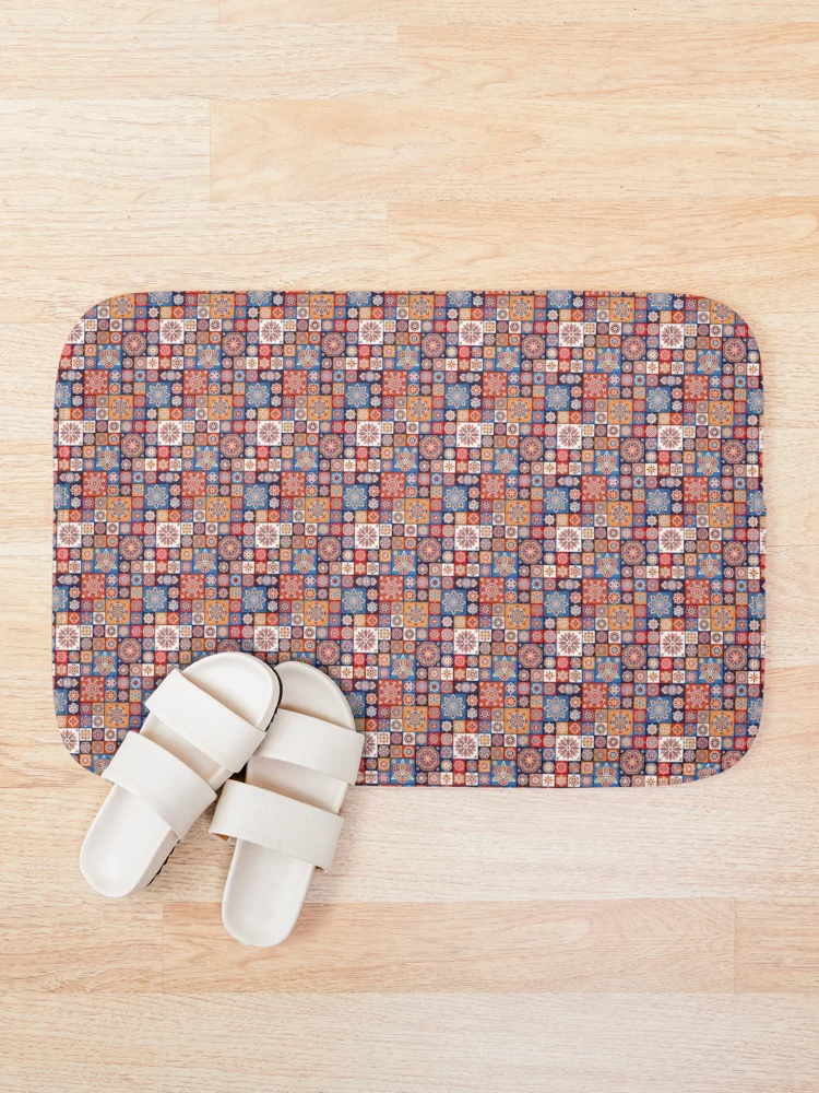 Thumbnail 1 of 6, Bath Mat, patchwork designed and sold by CHRONIN.