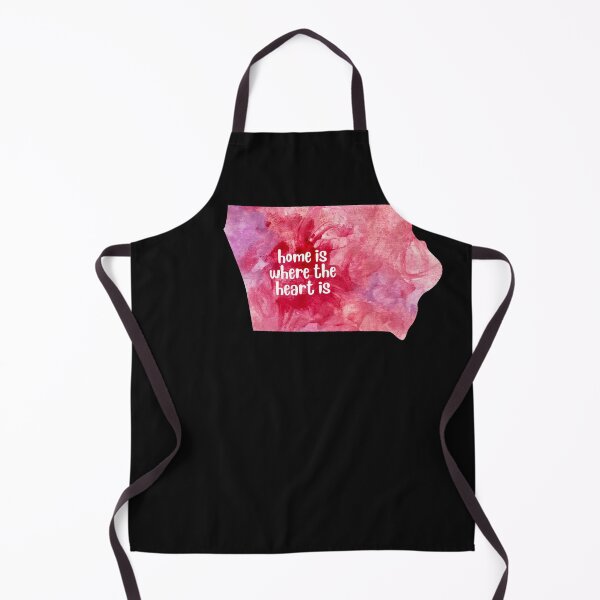 Item preview, Iowa state home USA Map watercolor pink watercolour designed and sold by WatercolorFun.