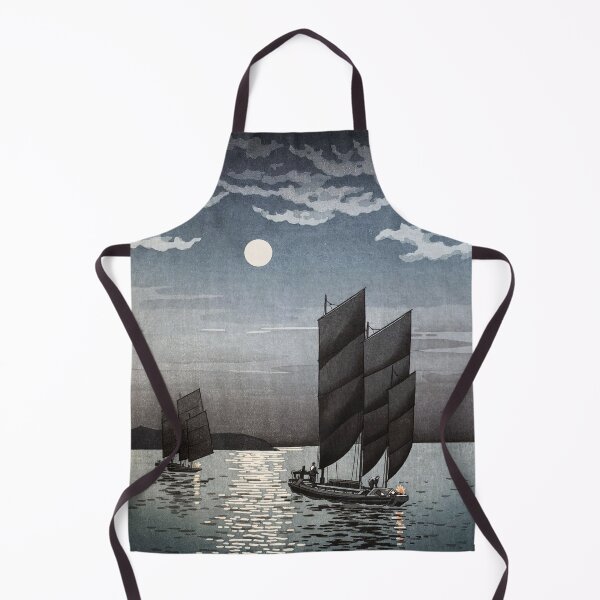 Item preview, Boats at Shinagawa by Tsuchiya Koitsu designed and sold by Takeda-art.
