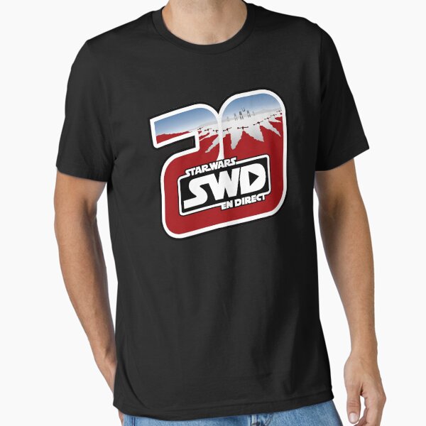 Vista previa del artículo con la obra «Logotipo del 20 aniversario de SWD - TLJ», diseñado y vendido por SW en Direct podcast.