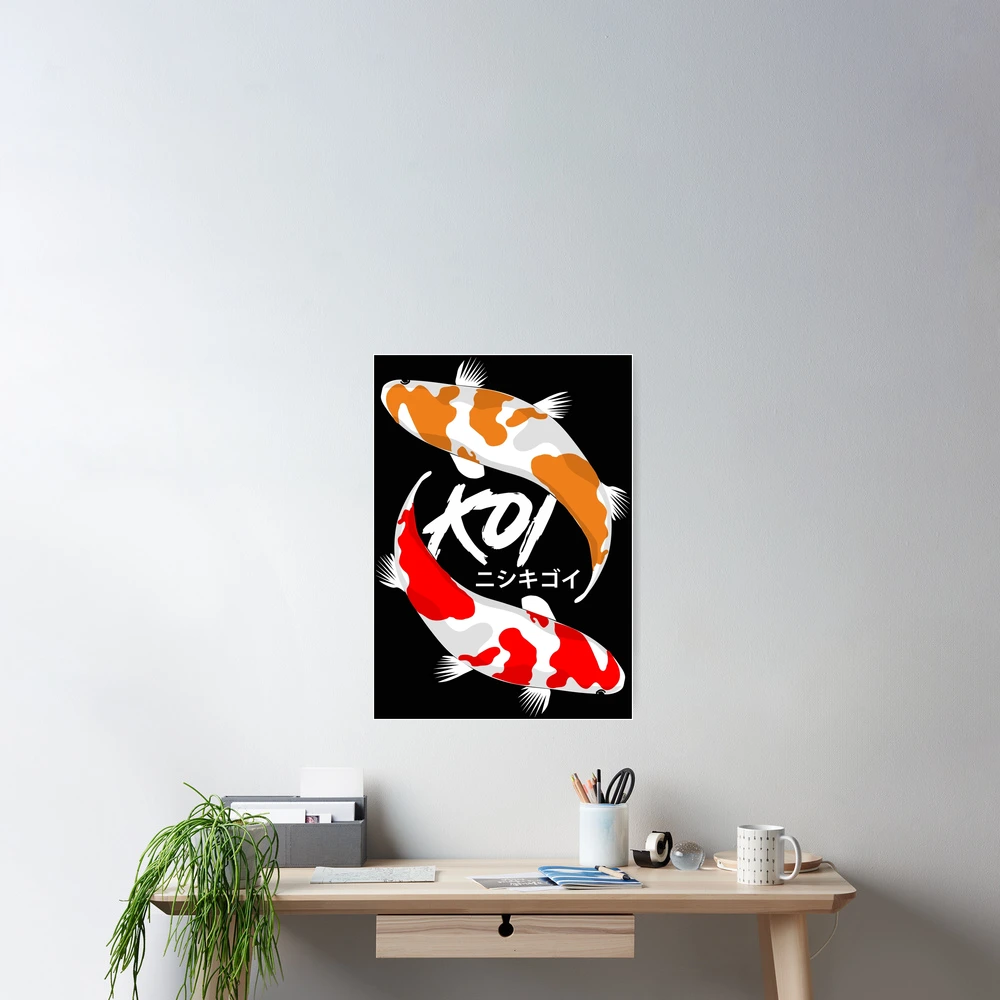 Koi fish red and orange.