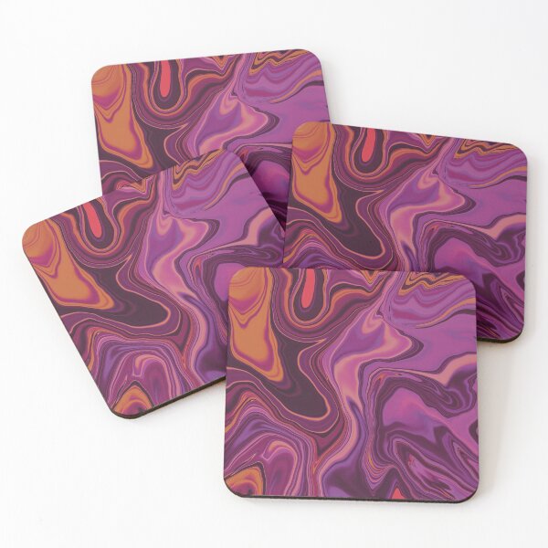 Item preview, Flowing liquid colors in violet designed and sold by marina63.