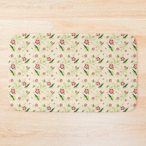 Item preview, Red Flowers Pattern  designed and sold by Niceprint42.