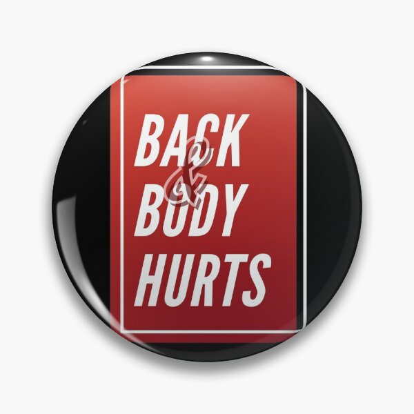 Item preview, funny white Clever Back & et Body Hurts gift Parody Phrase  designed and sold by KiraSpace.
