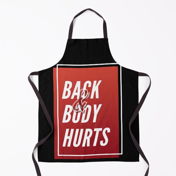 Item preview, funny white Clever Back & et Body Hurts gift Parody Phrase designed and sold by KiraSpace.