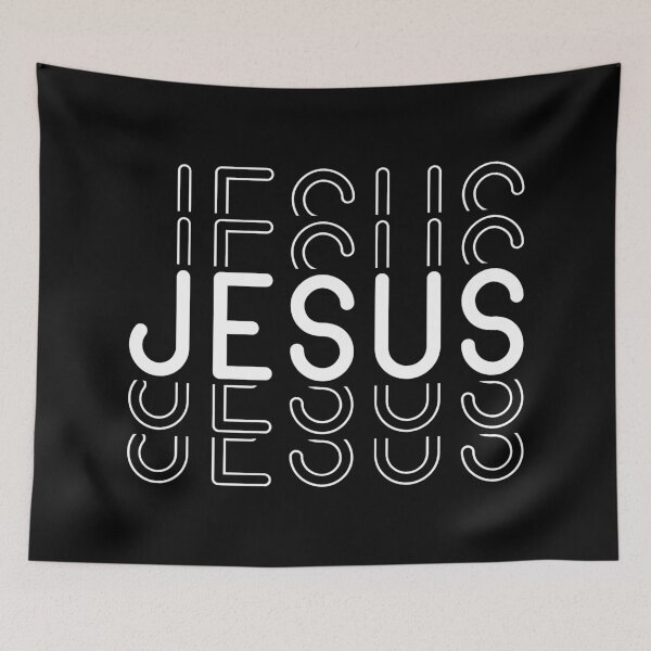 Item preview, Jesus Name in Black and White Style designed and sold by Time-is-Money.