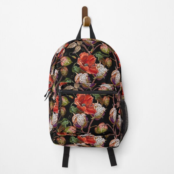 Item preview, Red poppies and white cotton flowers designed and sold by matrioshka.