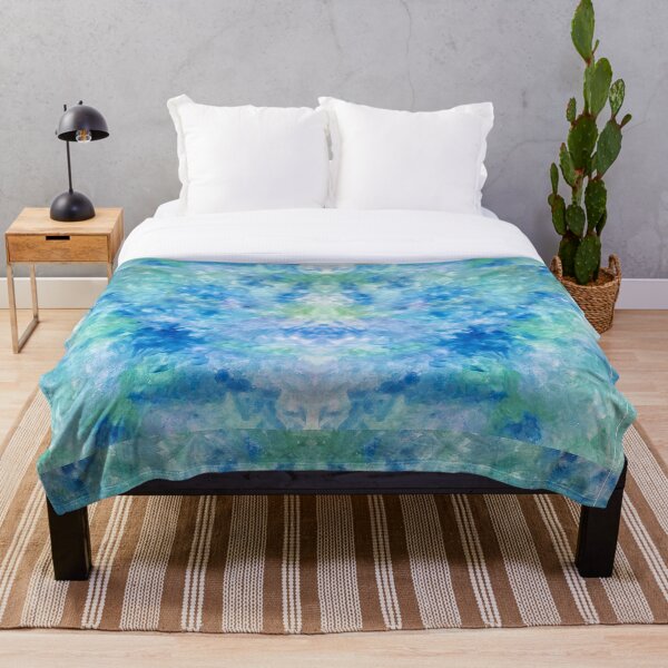 Item preview, Blue watercolor painting watercolour pattern designed and sold by WatercolorFun.