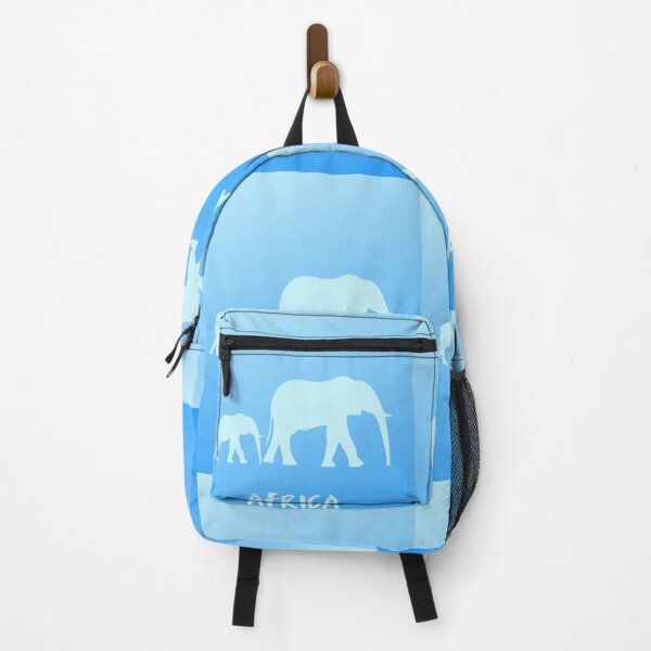 Item preview, African Elephant & Baby in Blue designed and sold by AfricanDreams.