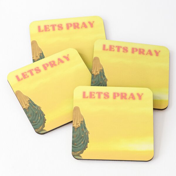 Item preview, lets pray - virgin mary art. designed and sold by Theleochick.
