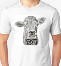 Camiseta unisex Vidas robadas. Leche robada.
