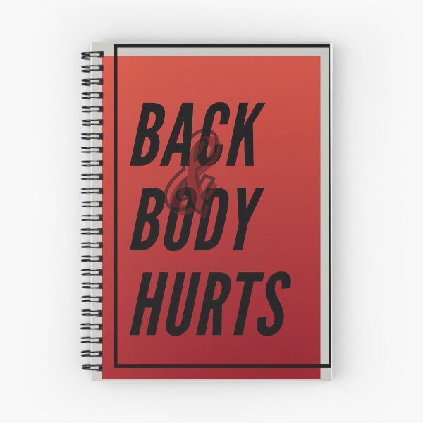 Item preview, funny black Clever Back & et Body Hurts gift Parody Phrase designed and sold by KiraSpace.