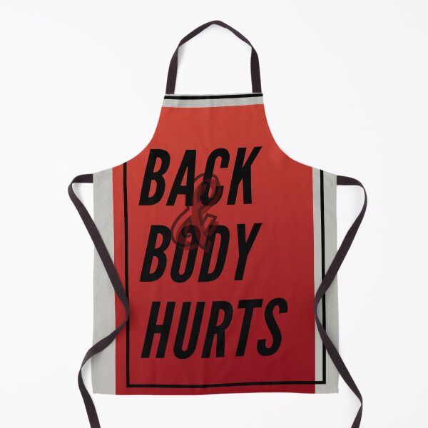 Item preview, funny black Clever Back & et Body Hurts gift Parody Phrase designed and sold by KiraSpace.