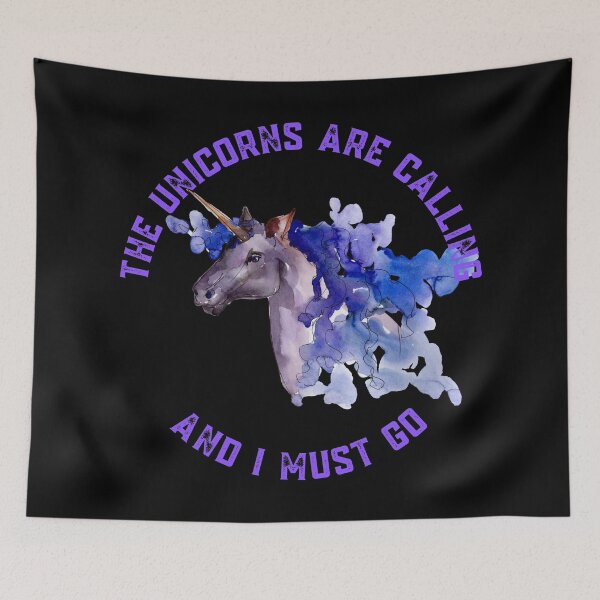 Item preview, The Unicorns Are Calling and I Must Go designed and sold by Nathalie Aynié.